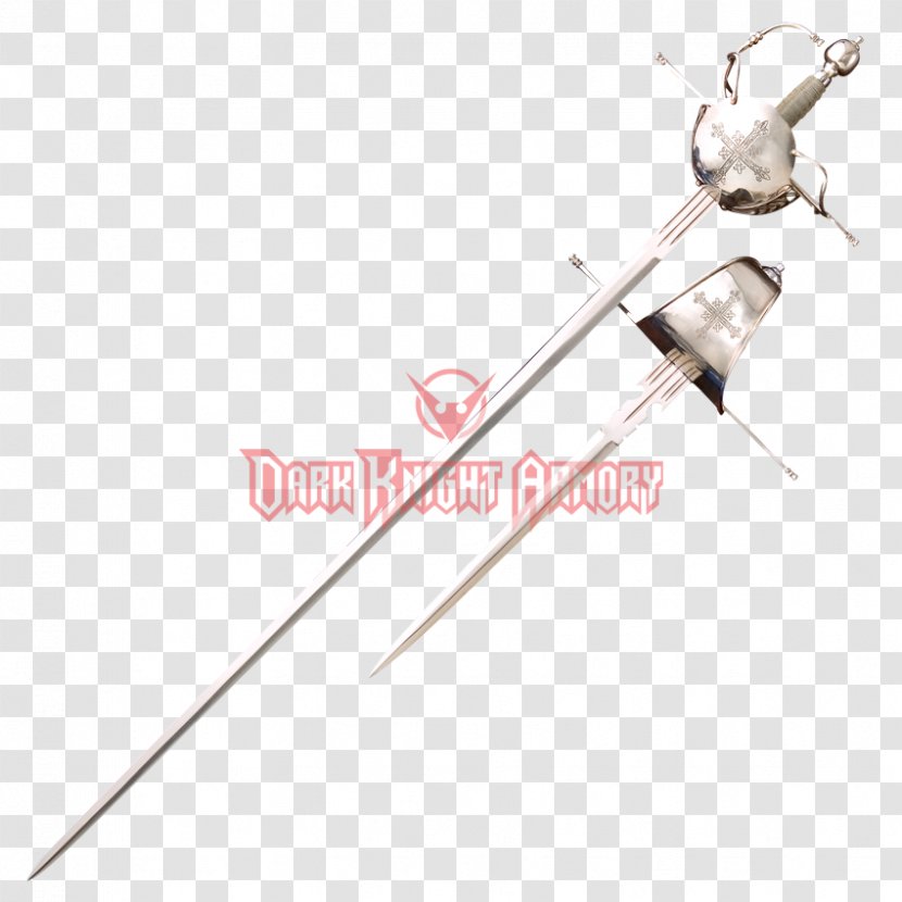 Rapier Musketeers Of The Guard Weapon - Cold Transparent PNG