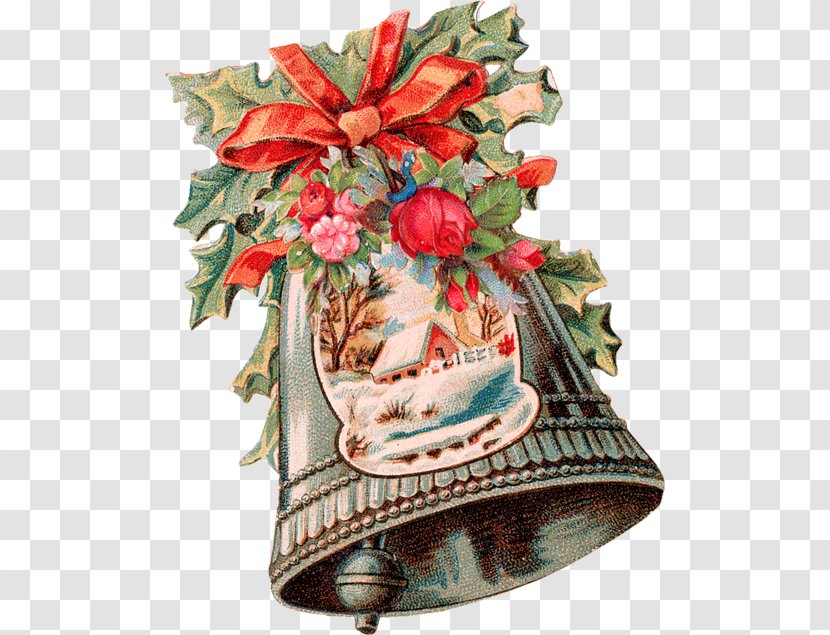 Santa Claus Christmas Decoration Vintage Clothing Easter - Ornament - Ancient Bell Transparent PNG