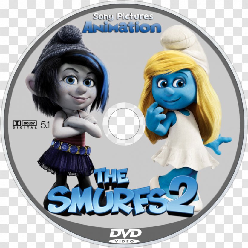 The Smurfs 2 DVD YouTube Blu-ray Disc - Animated Film Transparent PNG