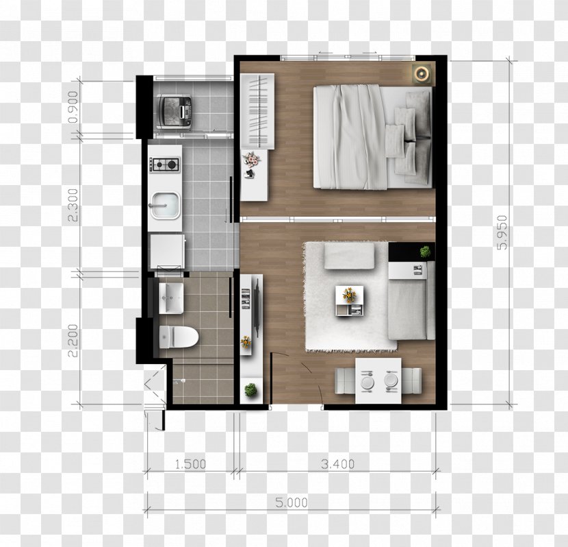 ดีคอนโด ฮาย เชียงราย Floor Plan House Building Condominium - Chiang Rai Province Transparent PNG