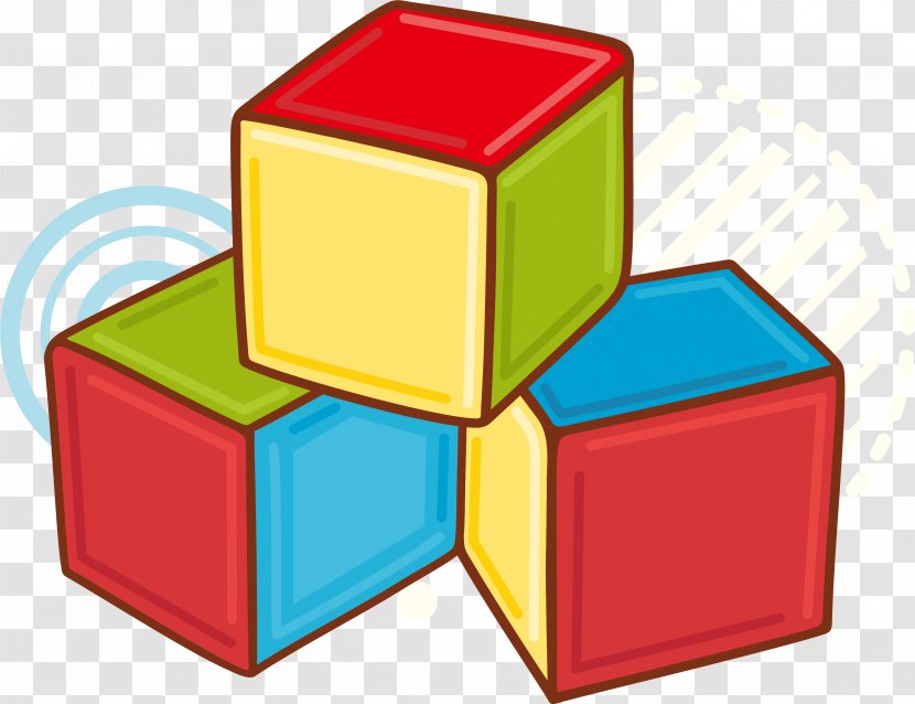 Cube Computer File - Geometric Shape - Colorful Squares Transparent PNG