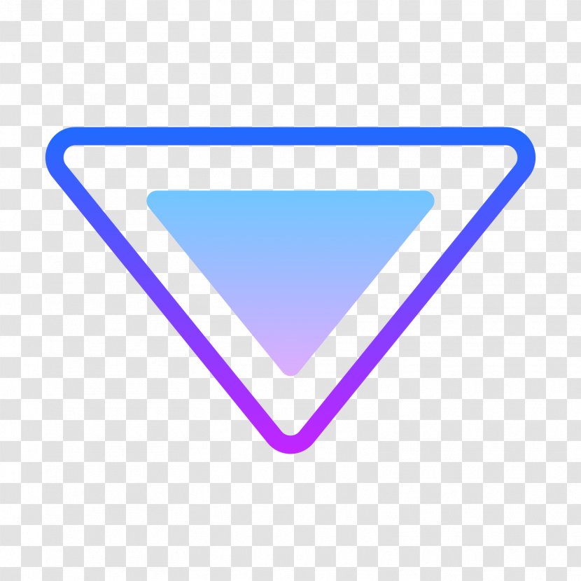 Triangle Line Product Design Font - Area - Blue Transparent PNG