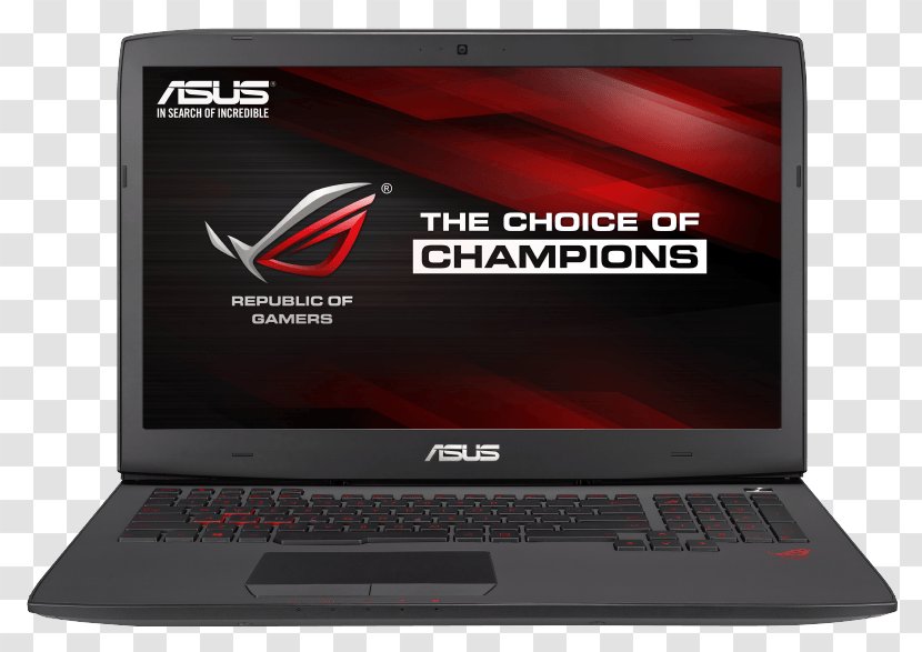 Laptop Republic Of Gamers Notebook-GL Series GL552 Intel Core I7 ASUS - Asus Transparent PNG