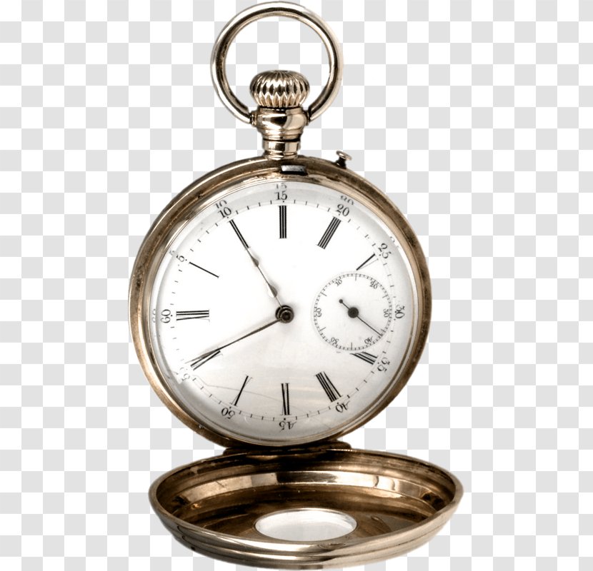 Clock Pocket Watch - Metal Transparent PNG