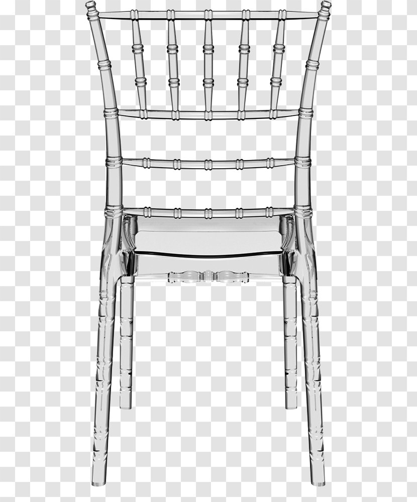 Chair Line Garden Furniture Angle - White Transparent PNG