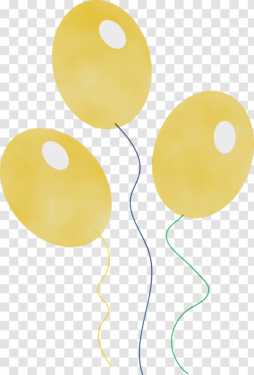 Balloon Yellow Font Meter Transparent PNG