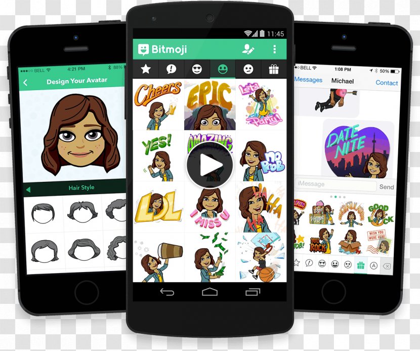 Bitstrips Snapchat Emoji Avatar Transparent PNG