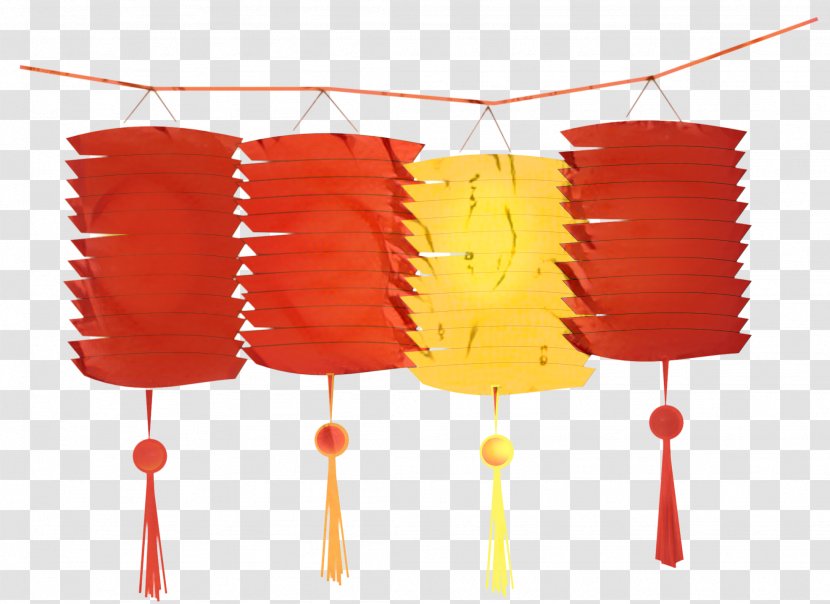 Chinese New Year Lantern - Orange Transparent PNG