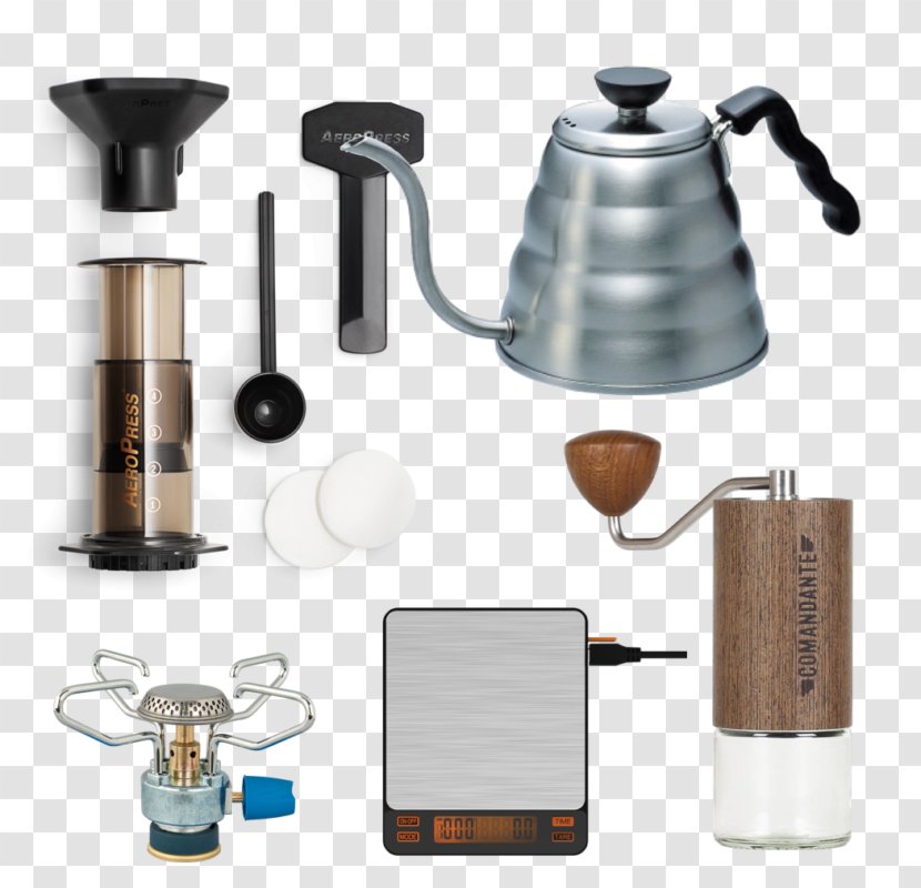 Brewed Coffee Hario Buono Kettle Tea - In Seattle - Hand Grinding Transparent PNG