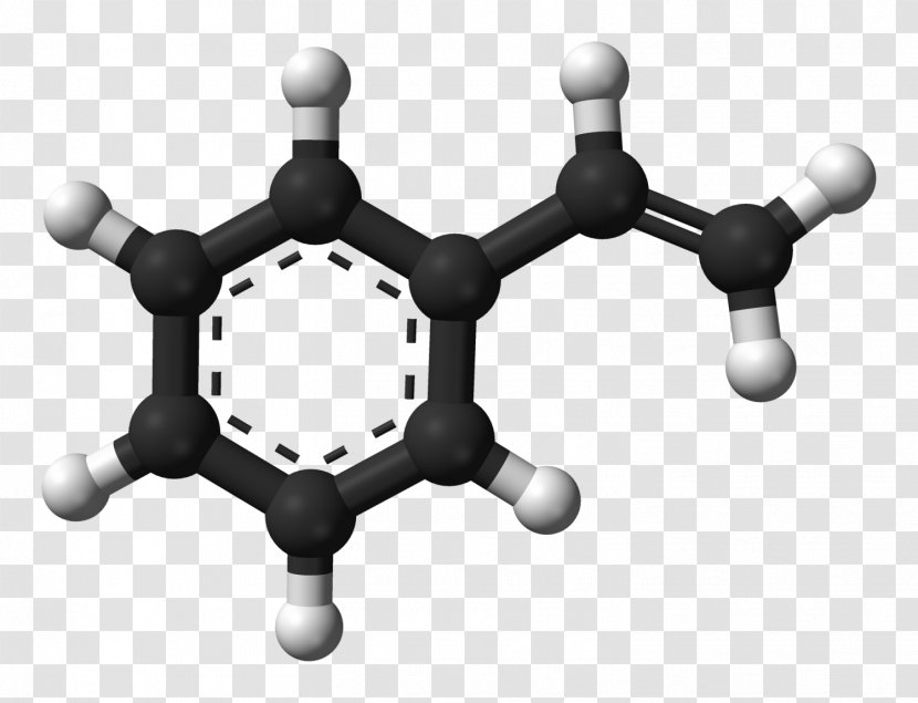 Polystyrene Molecule Chemistry Monomer - Silhouette - Flower Transparent PNG