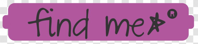 Logo Brand Font - Magenta - Find Me Transparent PNG