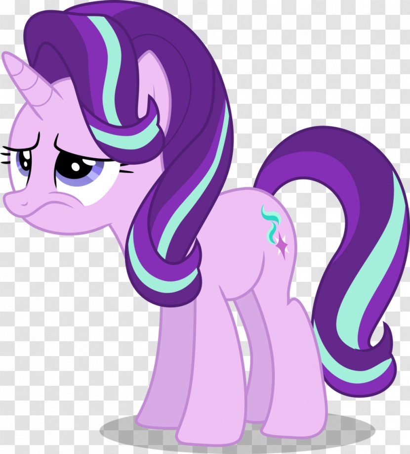 Twilight Sparkle Animation Rarity Purple Pony - Silhouette - Starlight Background Transparent PNG