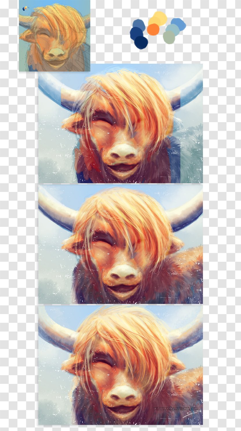 Drawing Hair Coloring - Tree - Yak Transparent PNG