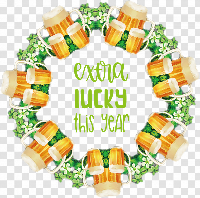 Saint Patrick Patricks Day Extra Lucky Transparent PNG