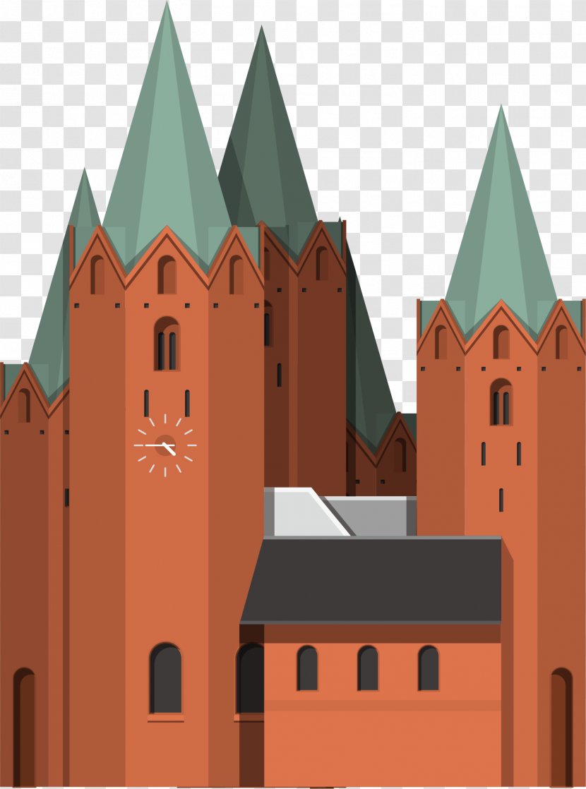 Castle Building Architecture - Architectural Engineering - Cartoon Transparent PNG