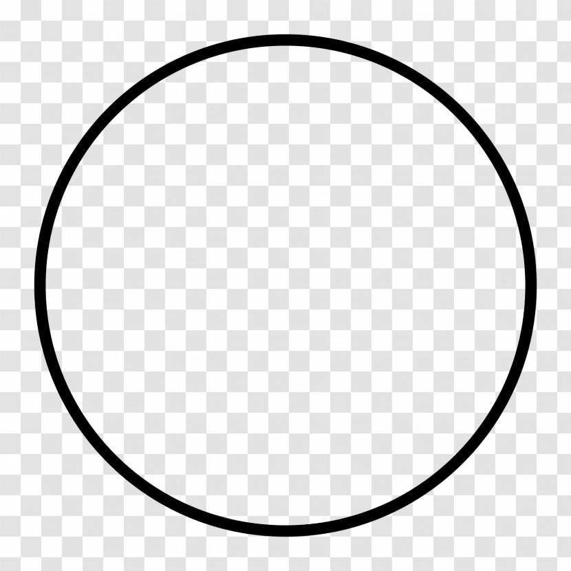 Black And White Circle Monochrome Photography - Thin Transparent PNG