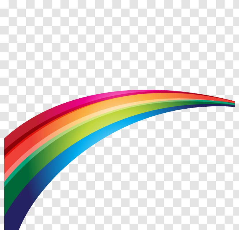Rainbow Light - Vecteur - Extending Transparent PNG