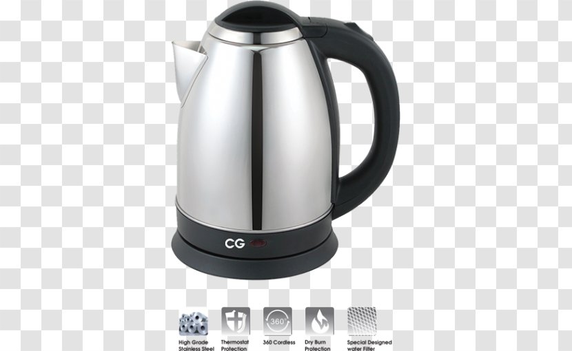 Electric Kettle Electricity Heater Heating Transparent PNG