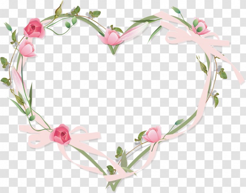 Heart Rose Flower Clip Art - Love Background Transparent PNG