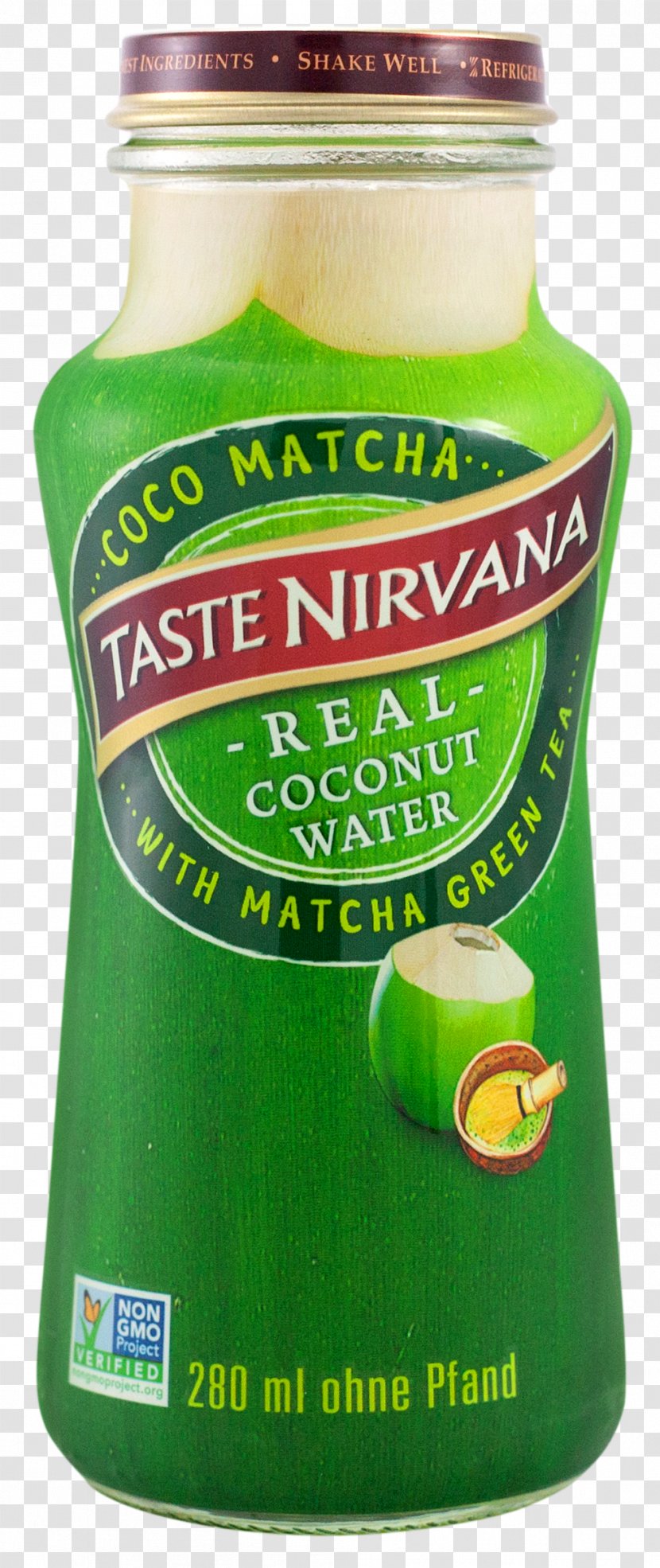 Coconut Water Aloe Vera Condiment Taste - Bottle - Matcha Transparent PNG