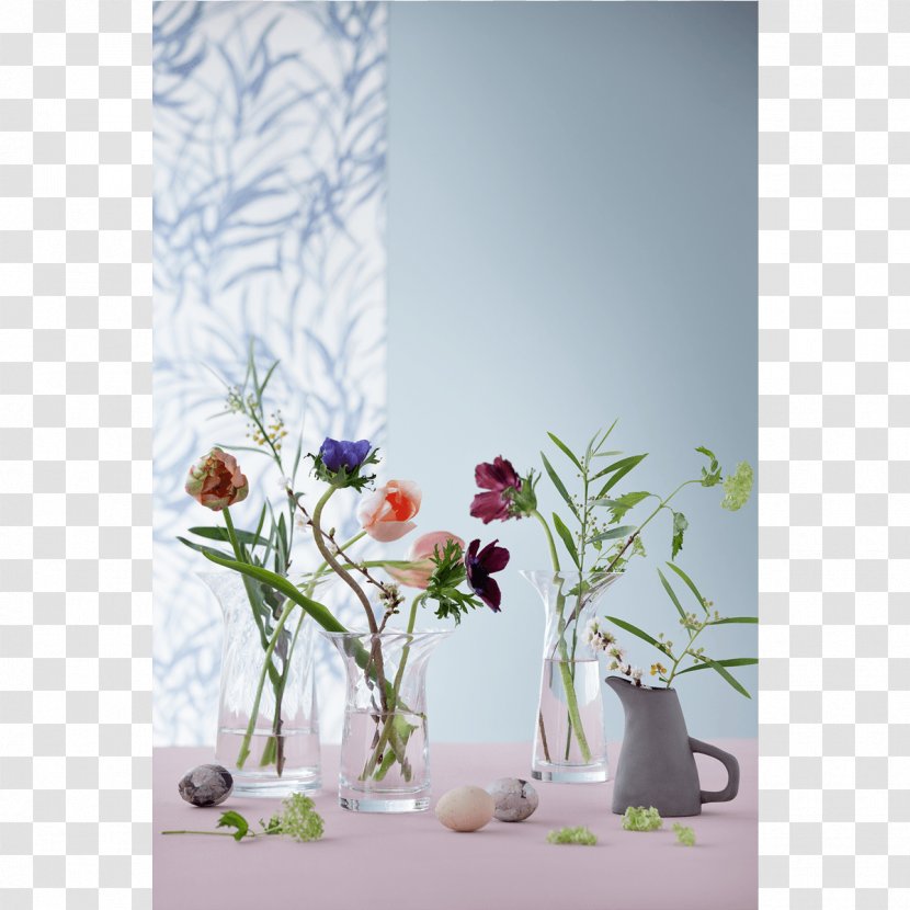 Floral Design Vase ローゼンダール Glass Copenhagen - Interior Transparent PNG