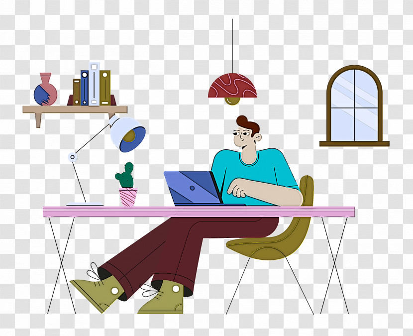 Work Home Working From Home Transparent PNG