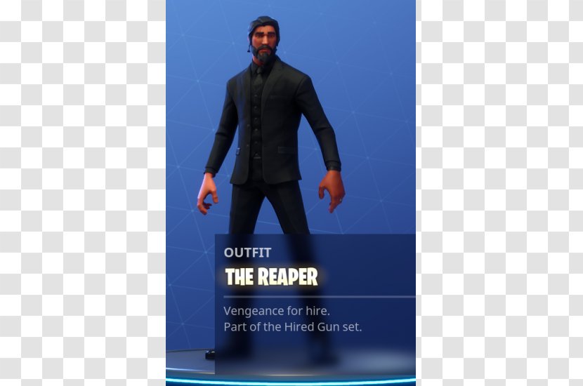 Fortnite Battle Royale John Wick Xbox One Dota 2 - Playstation 4 - The Reaper Transparent PNG