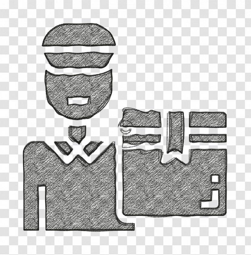 Delivery Man Icon Logistic Icon Courier Icon Transparent PNG
