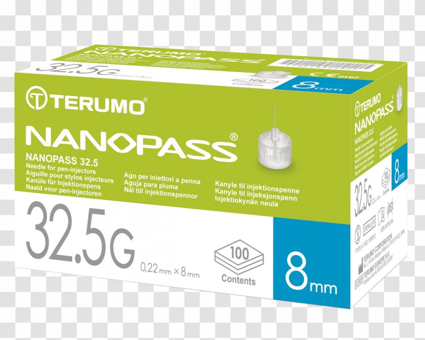 Insulin Pen Terumo Corporation Diabetes Mellitus Hypodermic Needle - Brand - Diabetic Transparent PNG