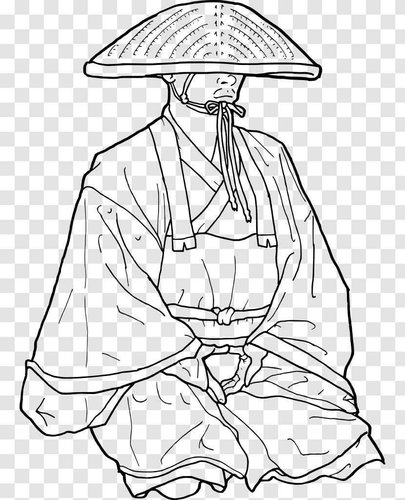 Coloring Book Buddhism In Japan Map Japanese - Clothing Transparent PNG