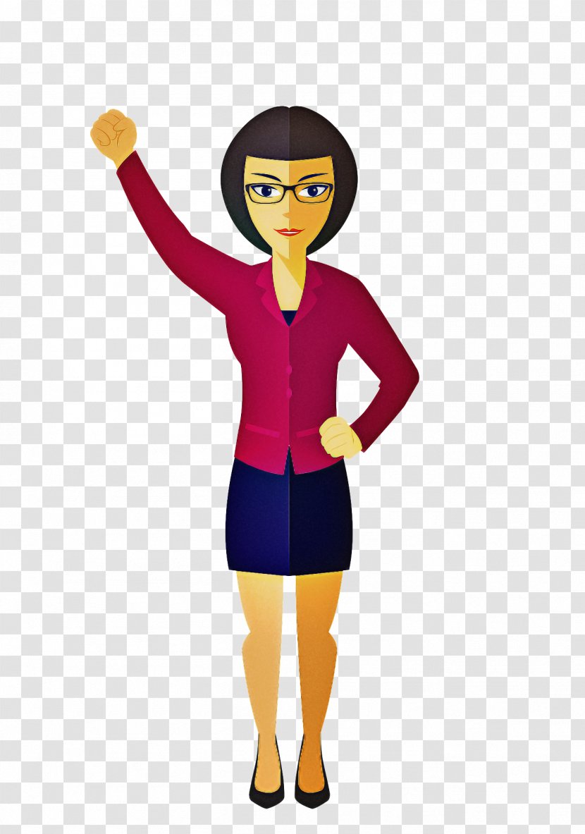 Business Woman - Gesture - Style Thumb Transparent PNG