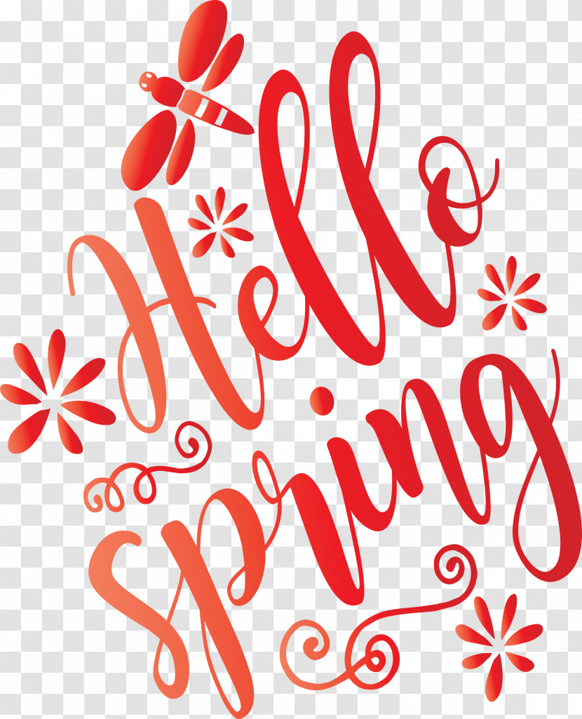 Hello Spring Spring Transparent PNG