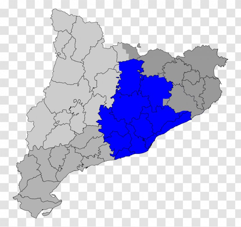 University Of Barcelona Catalan Wikipedia County Provinces Spain - Catalonia - Mapa Transparent PNG