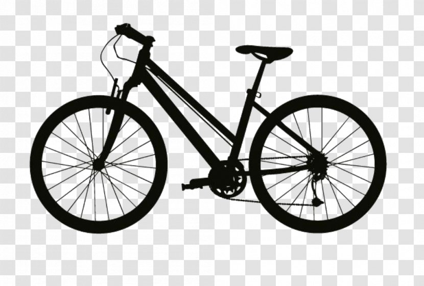 Mountain Bike Electric Bicycle Frame Cycling - Sports Equipment - Silhouette Transparent PNG