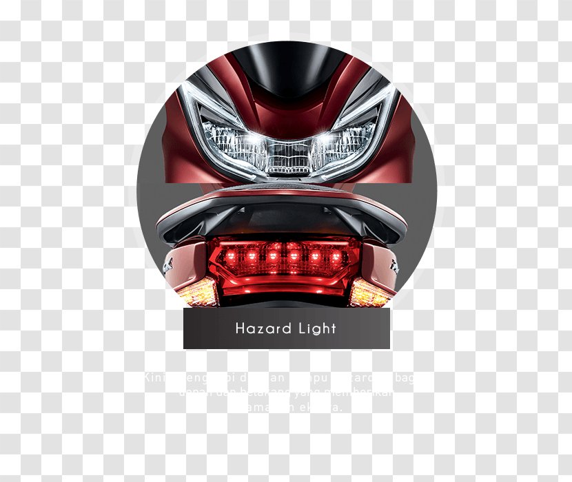 Honda Motor Company PCX Automotive Tail & Brake Light Motorcycle - Dealer Transparent PNG