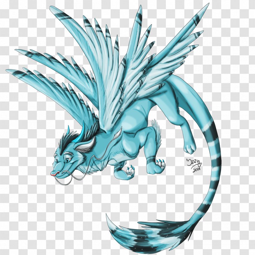 Dragon Drawing Legendary Creature Winter - Wing Transparent PNG
