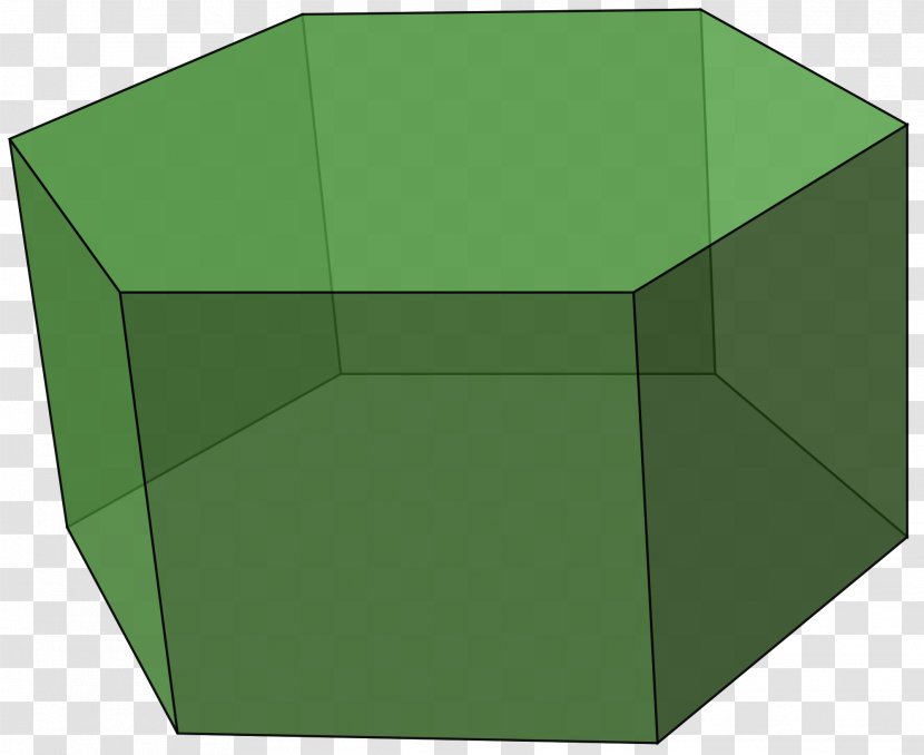 Hexagonal Prism Geometry Shape - Hexagon Transparent PNG