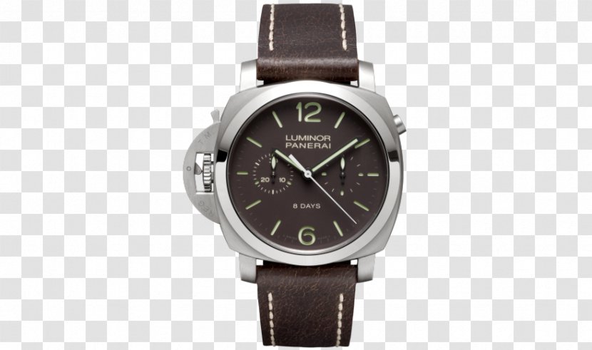 Panerai Men's Luminor Marina 1950 3 Days Watch Strap - Bucherer Group - Left Handers Day Transparent PNG