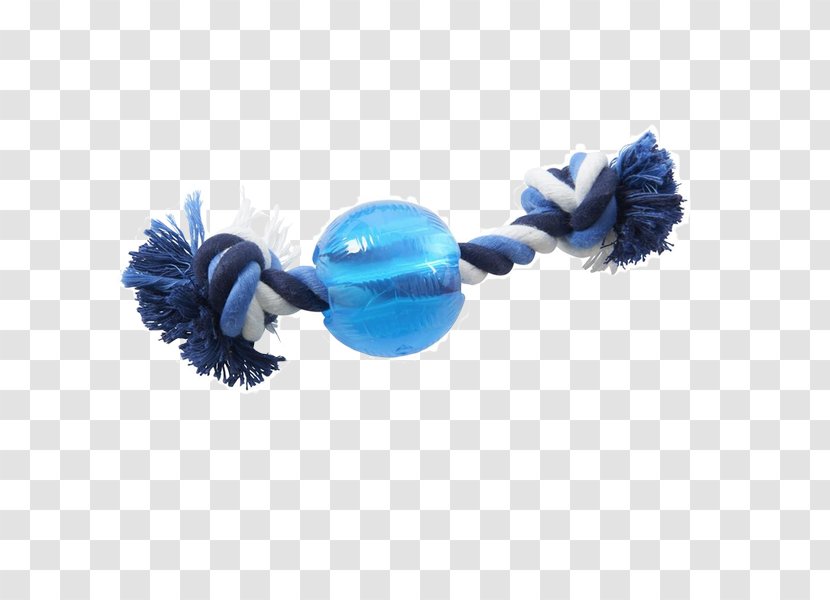 Dog Toys Ball Rope Blue Transparent PNG