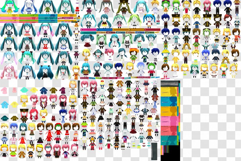 Hatsune Miku: Project Mirai DX Miku And Future Stars: DIVA Arcade Sprite - Diva Transparent PNG