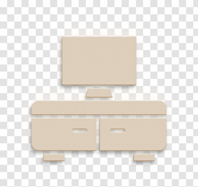 Interiors Icon Cabinet Icon Tv Icon Transparent PNG