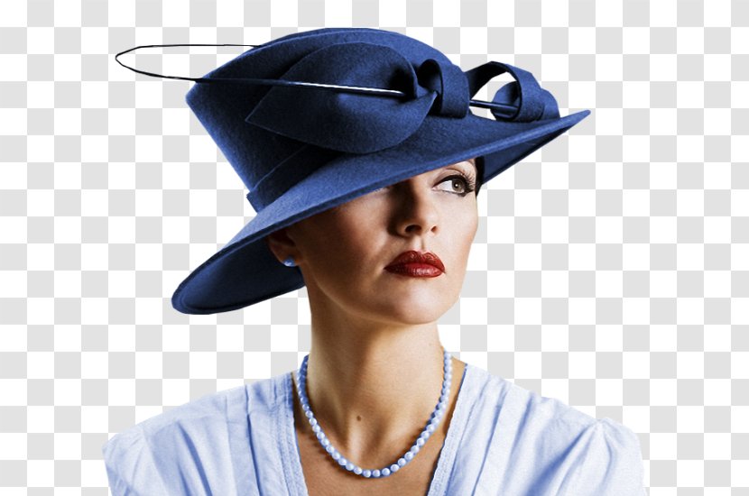 Fedora Woman Sun Hat - Female Transparent PNG