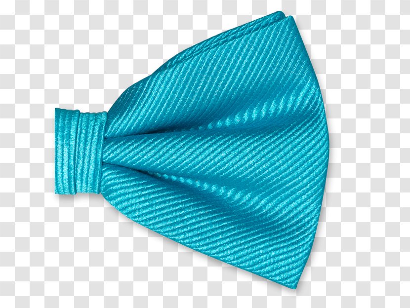 Bow Tie Blue Silk Turquoise Necktie - Knot Transparent PNG
