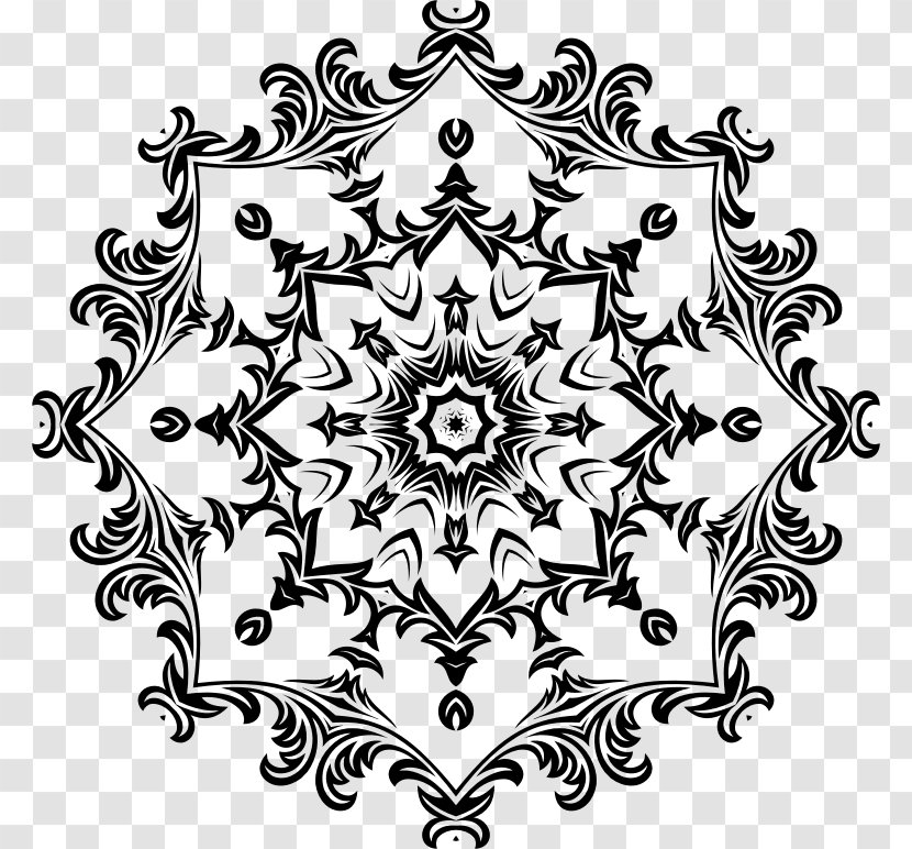 Floral Design Motif Visual Arts - Symmetry - Abstract Transparent PNG