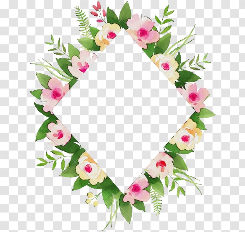 Wedding Heart Frame - Paint - Holly Lei Transparent PNG