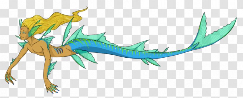 Dragon Reptile Leaf Clip Art - Animal - Merman Transparent PNG