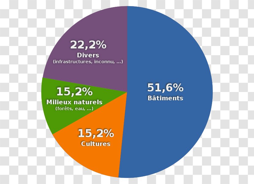 Occupation Des Sols Diagram Pie Chart Statistics Statistical Graphics Transparent PNG