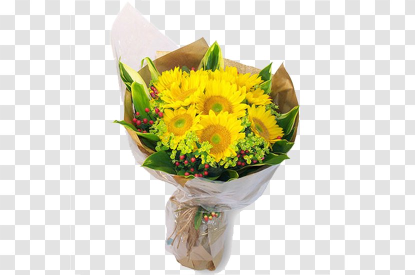Floral Design Nosegay Common Sunflower U9001u82b1 - Bouquet Transparent PNG