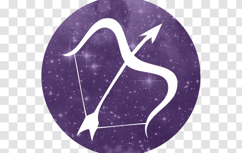 Sagittarius Astrology Pisces Aquarius Ascendant - Purple Transparent PNG