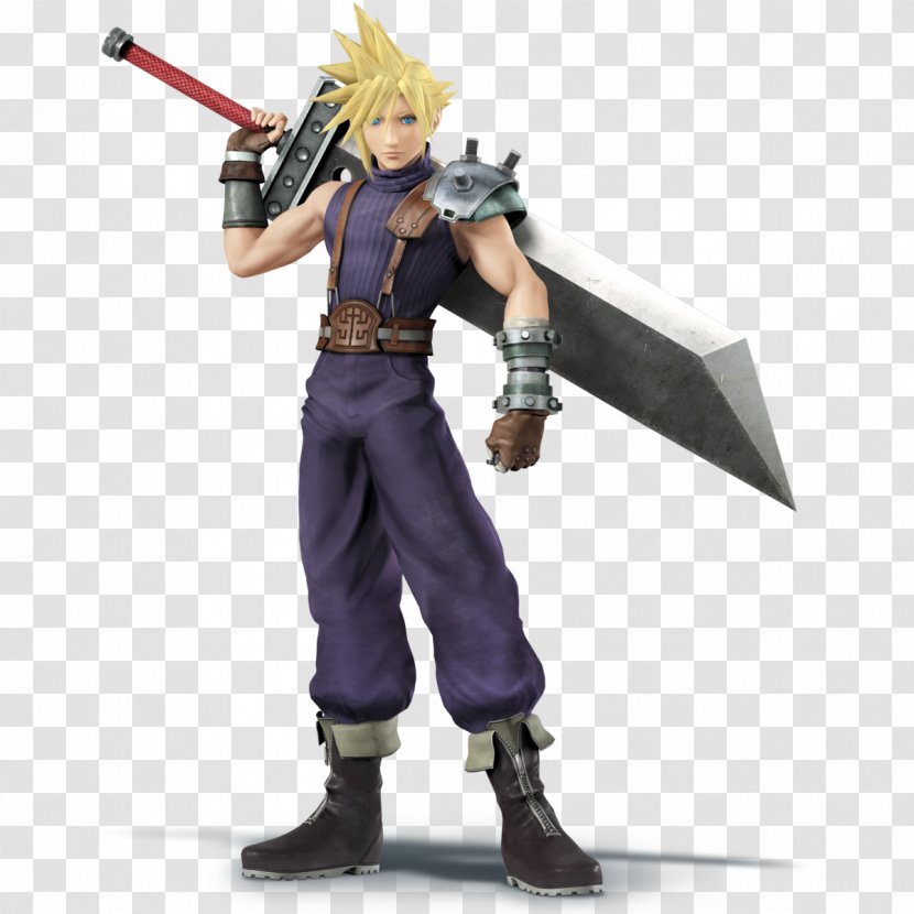 Super Smash Bros. For Nintendo 3DS And Wii U Cloud Strife Final Fantasy VII - Bros Transparent PNG